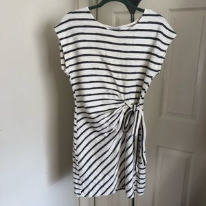 Loft sweater stripe dress (S)